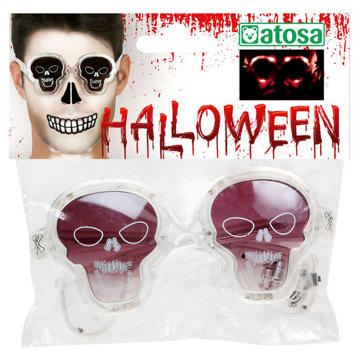 Očala Bela Halloween